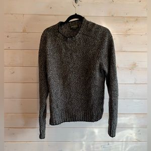 Eddie Bauer | Heathered Grey Lamb’s Wool Sweater